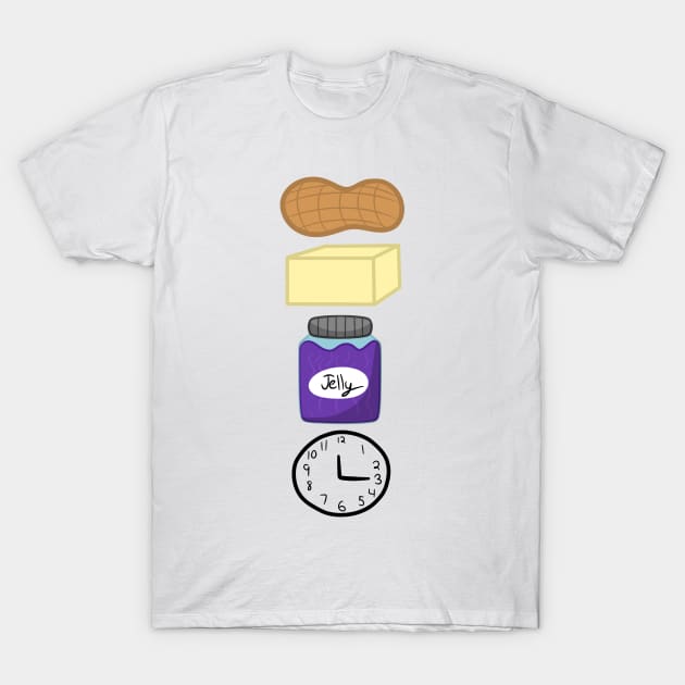 Peanut butter jelly time T-Shirt by Xinoni